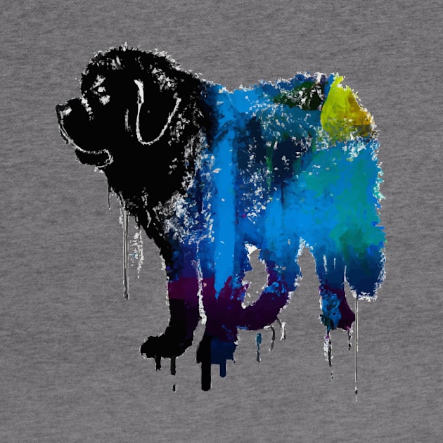 Neapolitan Mastiff Stencil Design by Furrban